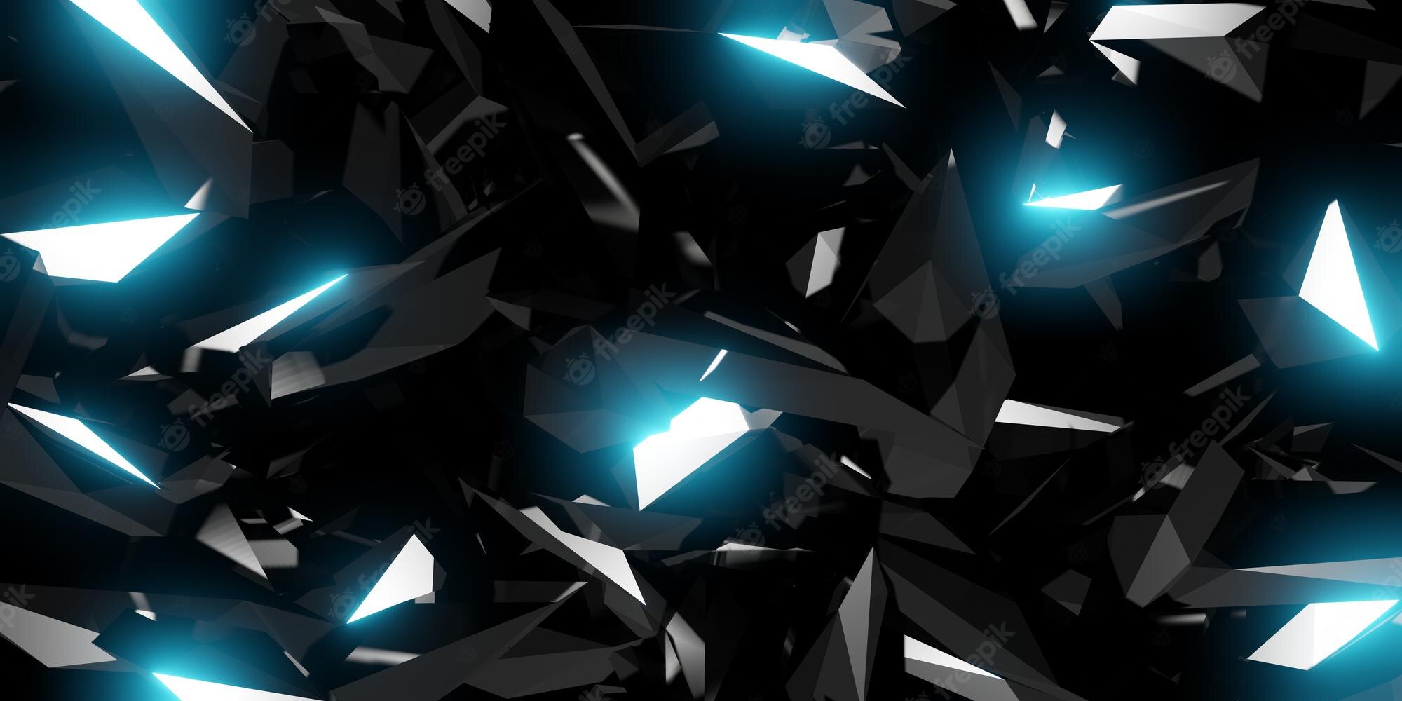 Blue Shards Background