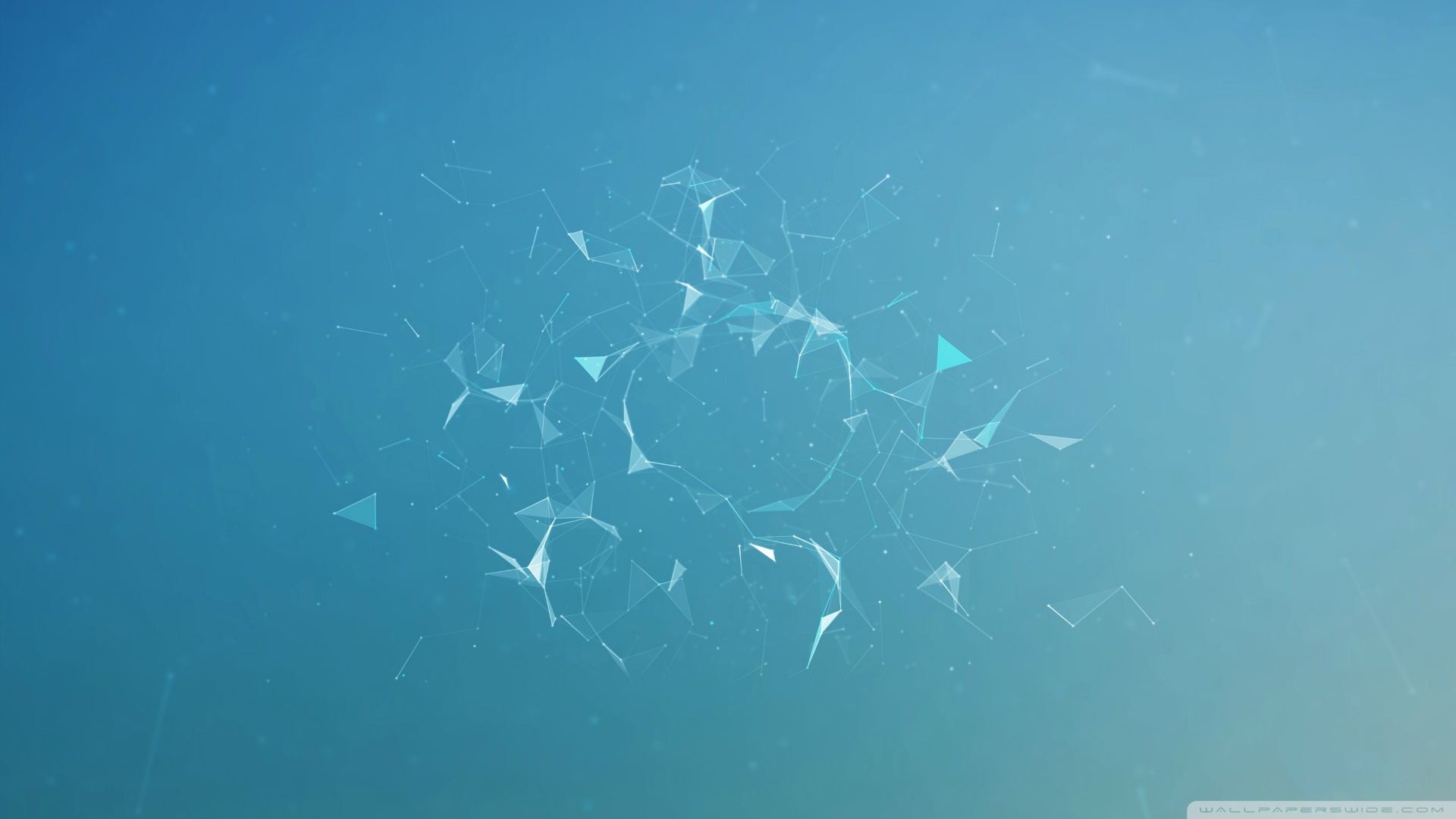 Blue Shards Background