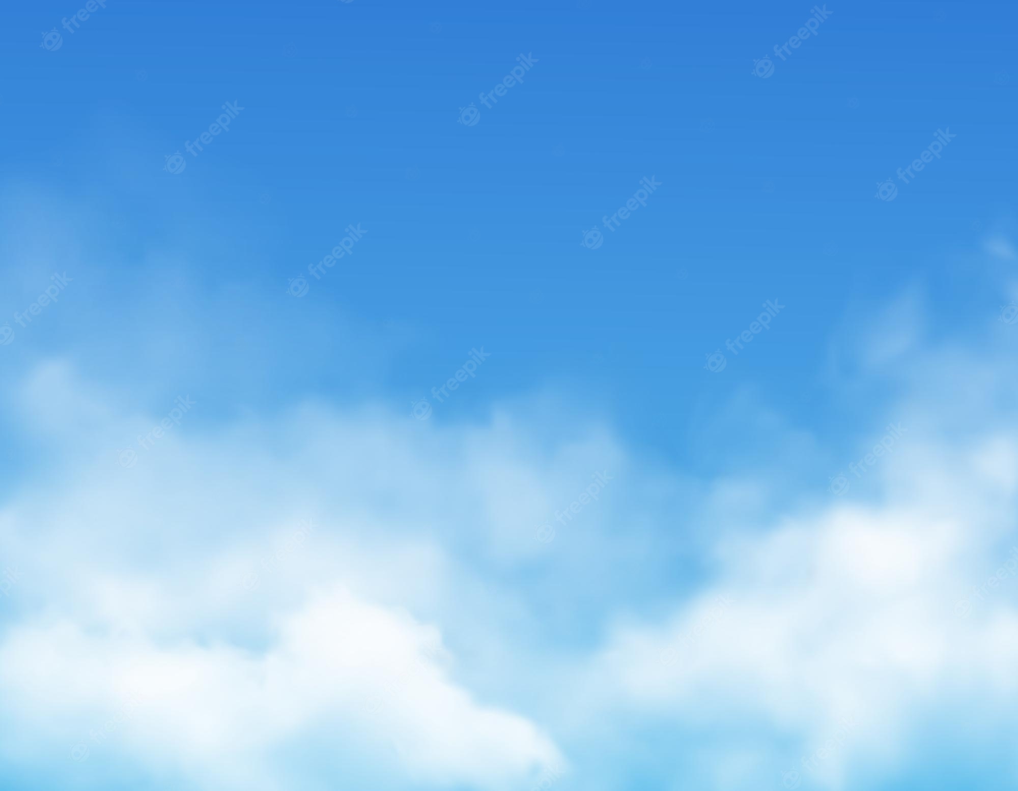 Blue Sky With Clouds Background