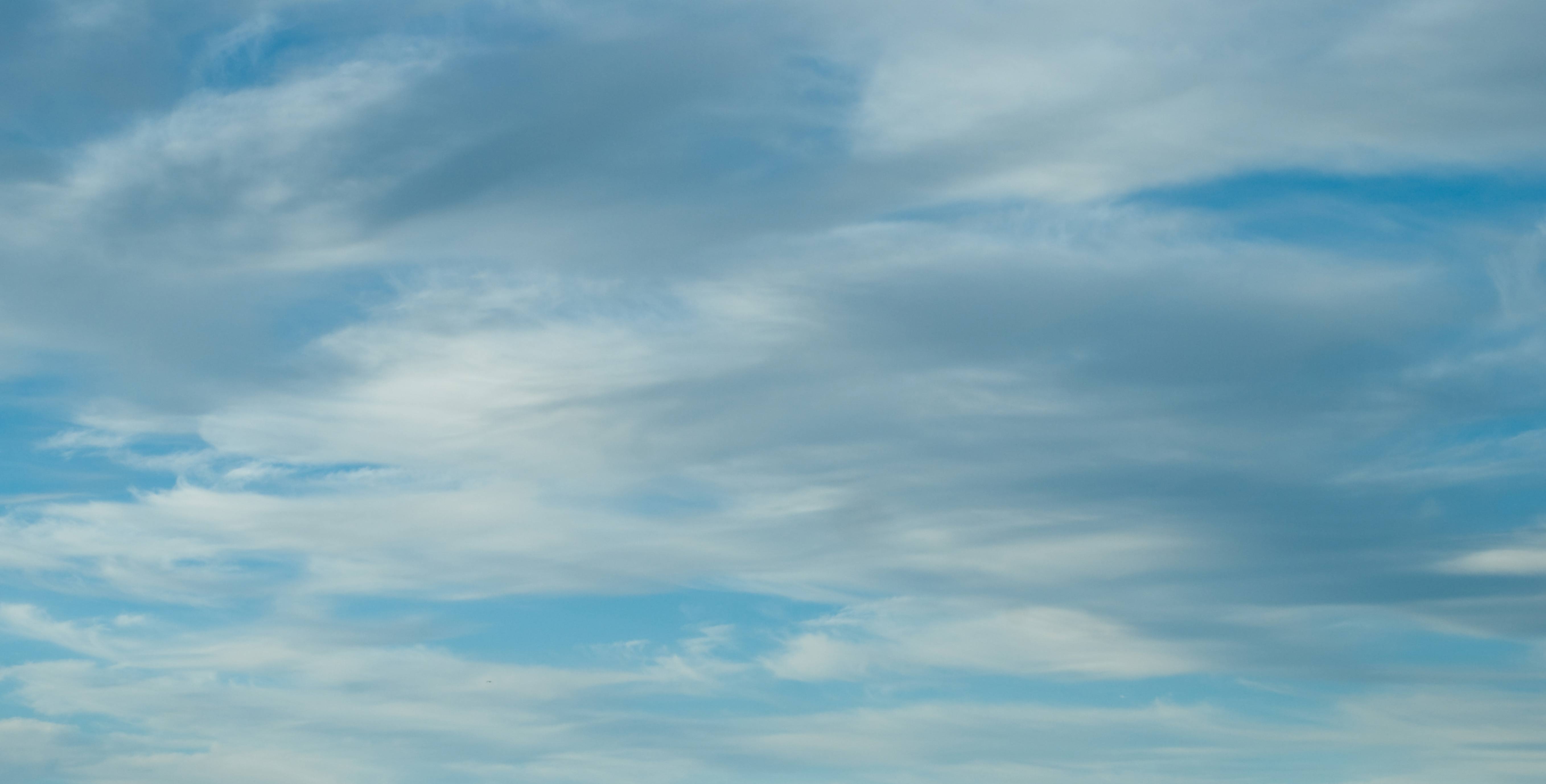 Blue Sky With Clouds Background