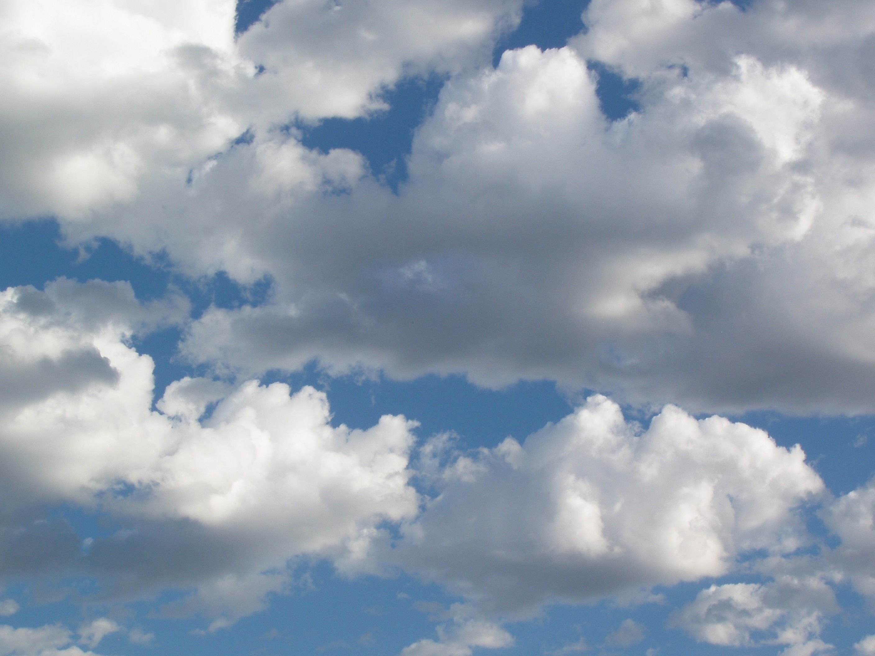 Blue Sky With Clouds Background