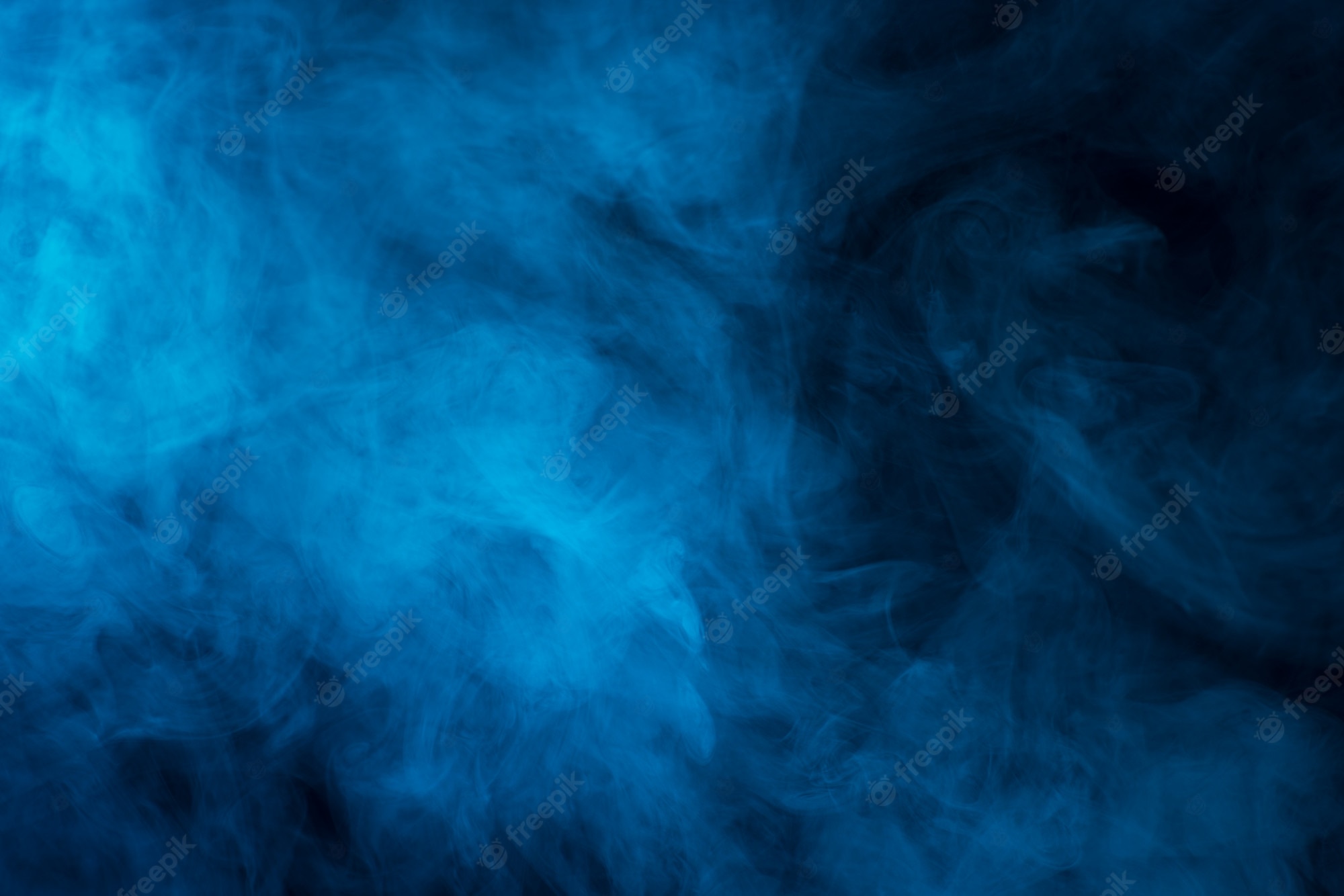 Blue Smoke Background