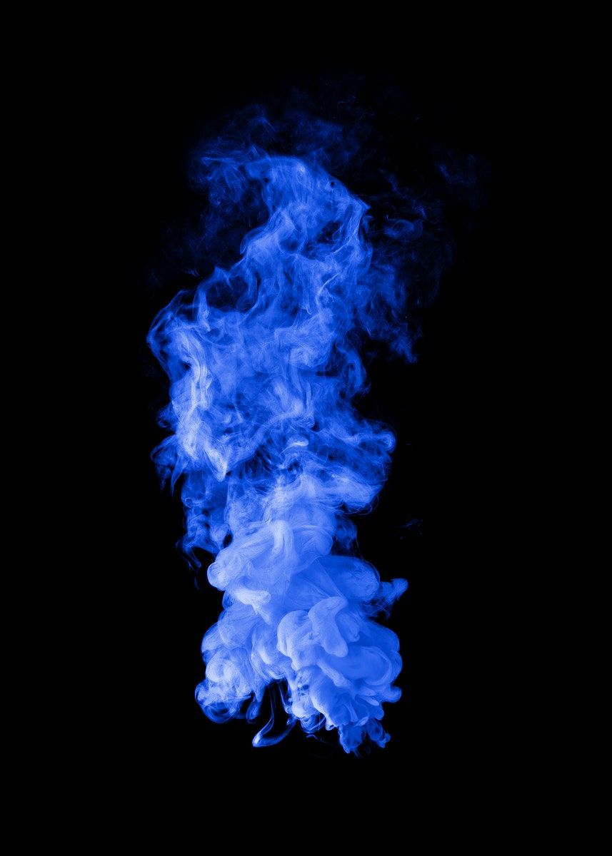 Blue Smoke Background