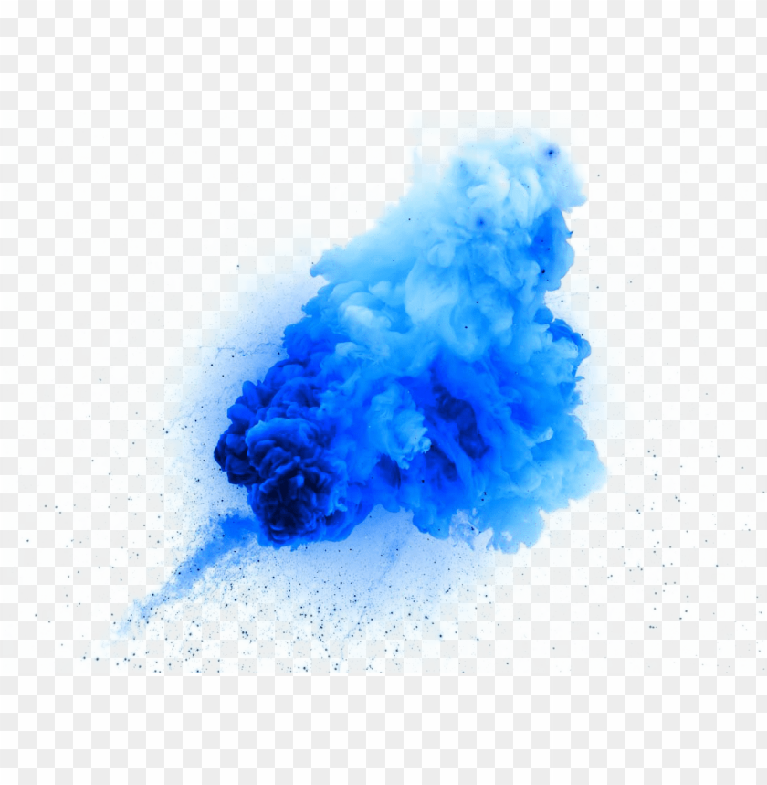 Blue Smoke Background