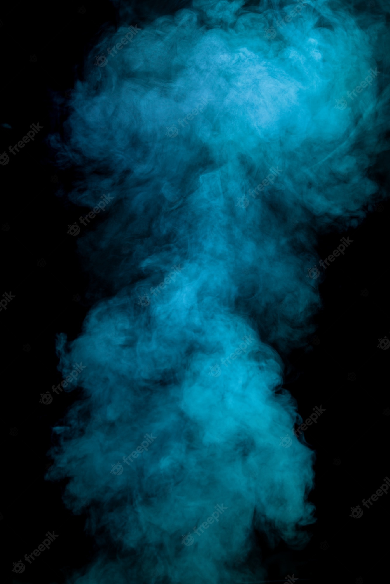 Blue Smoke Background