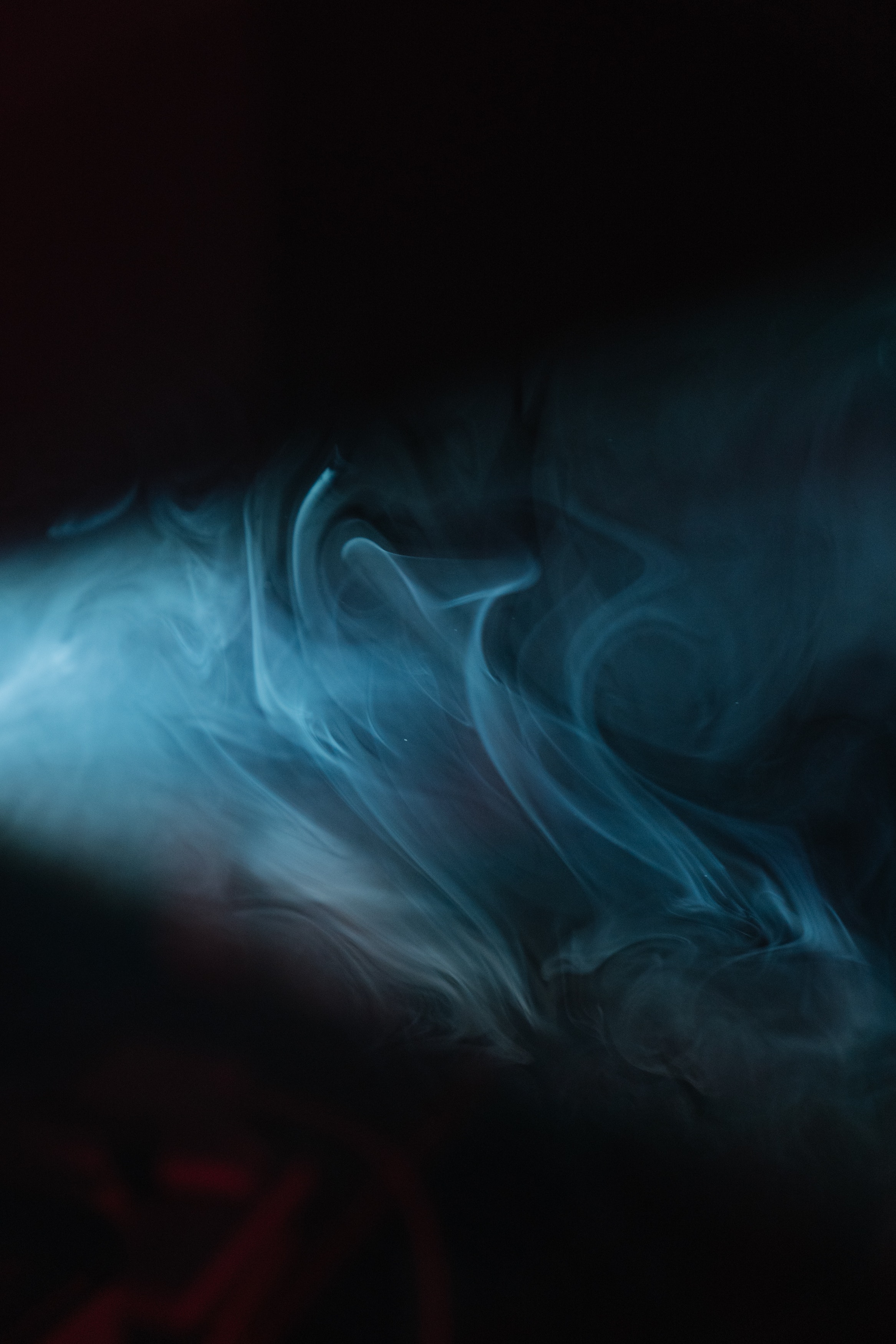 Blue Smoke Background