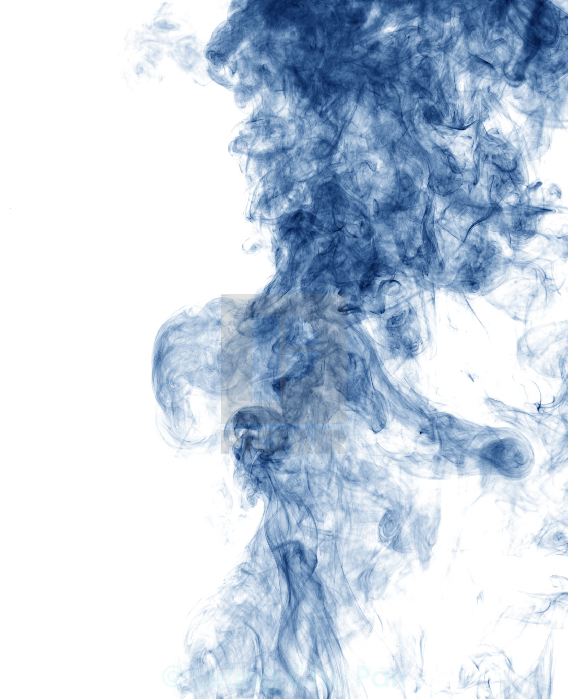 Blue Smoke Background