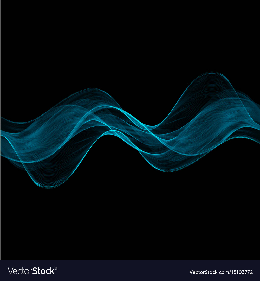 Blue Smoke Background