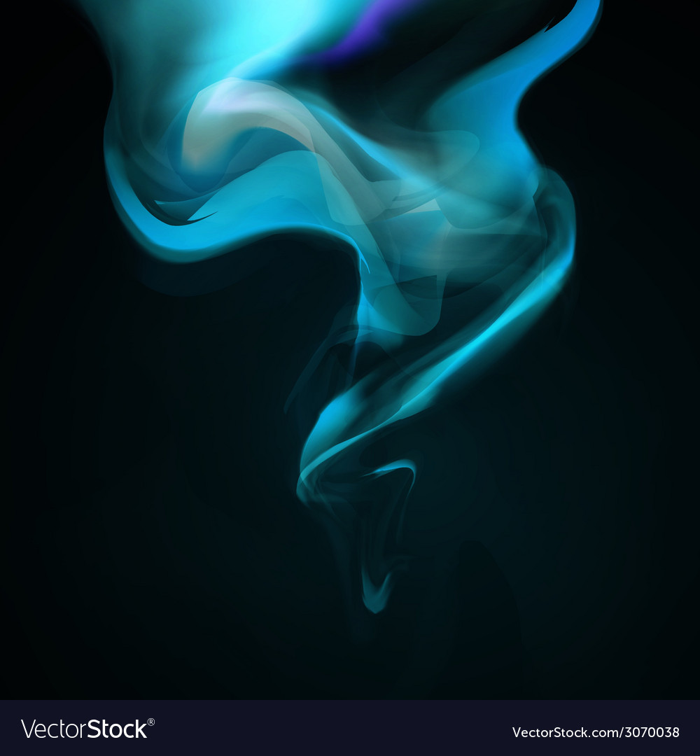 Blue Smoke Background