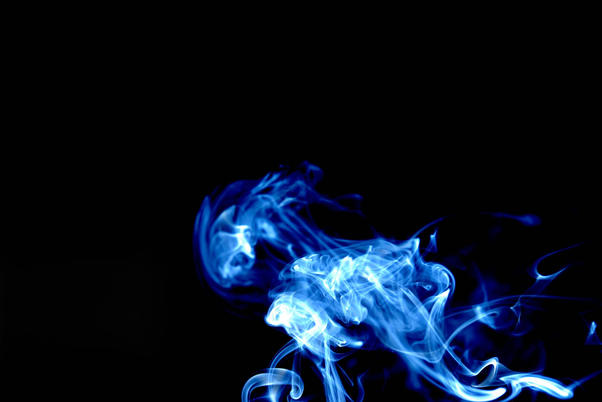 Blue Smoke Background