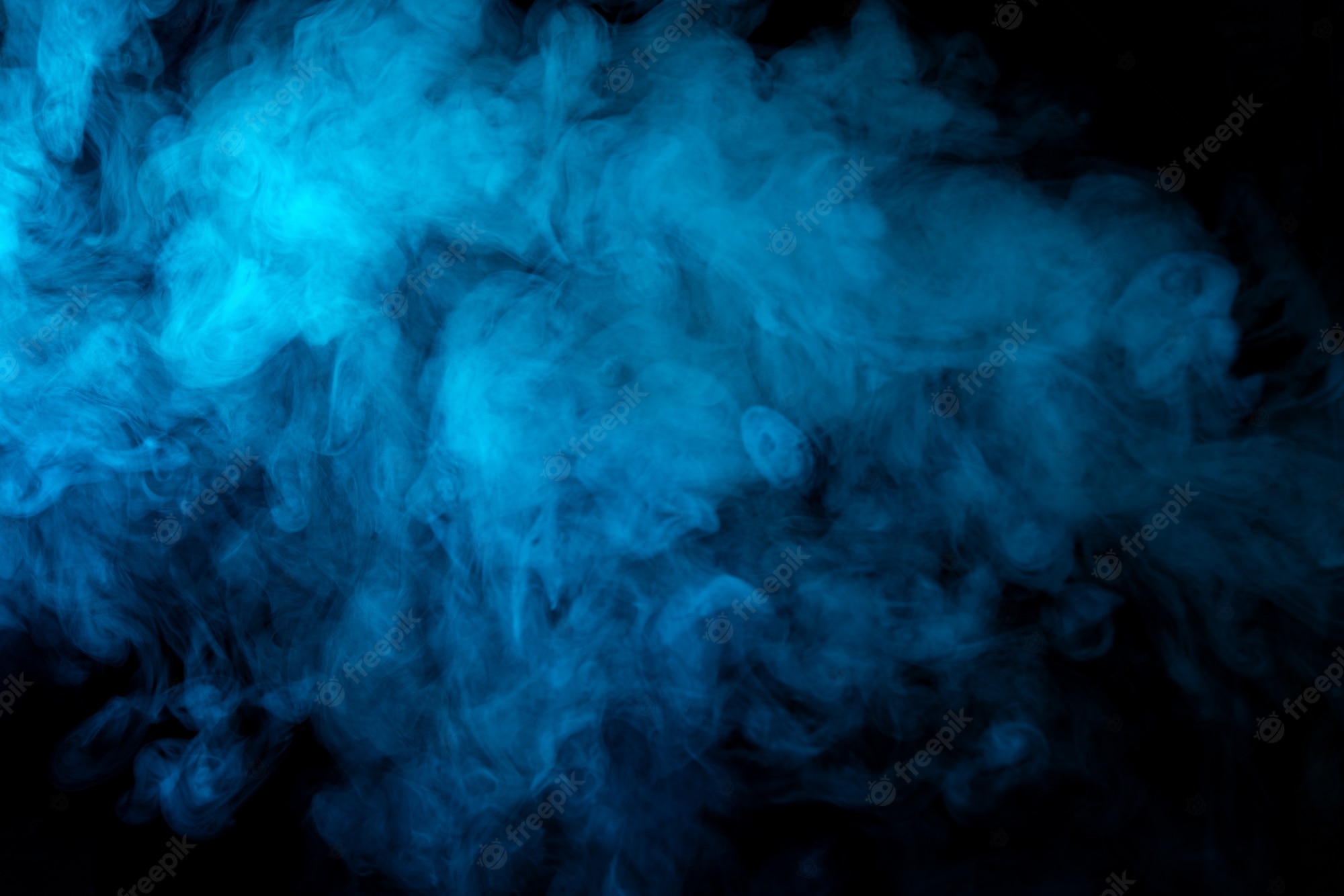 Blue Smoke Background