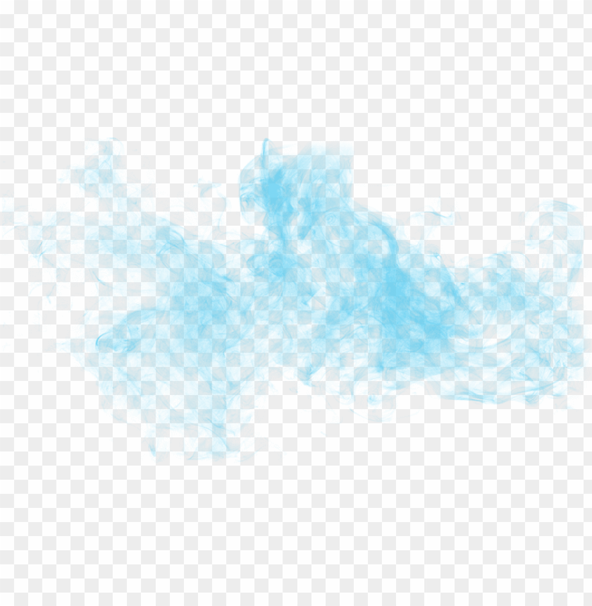 Blue Smoke Background