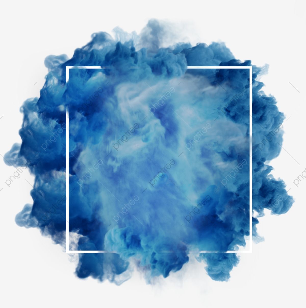 Blue Smoke Background