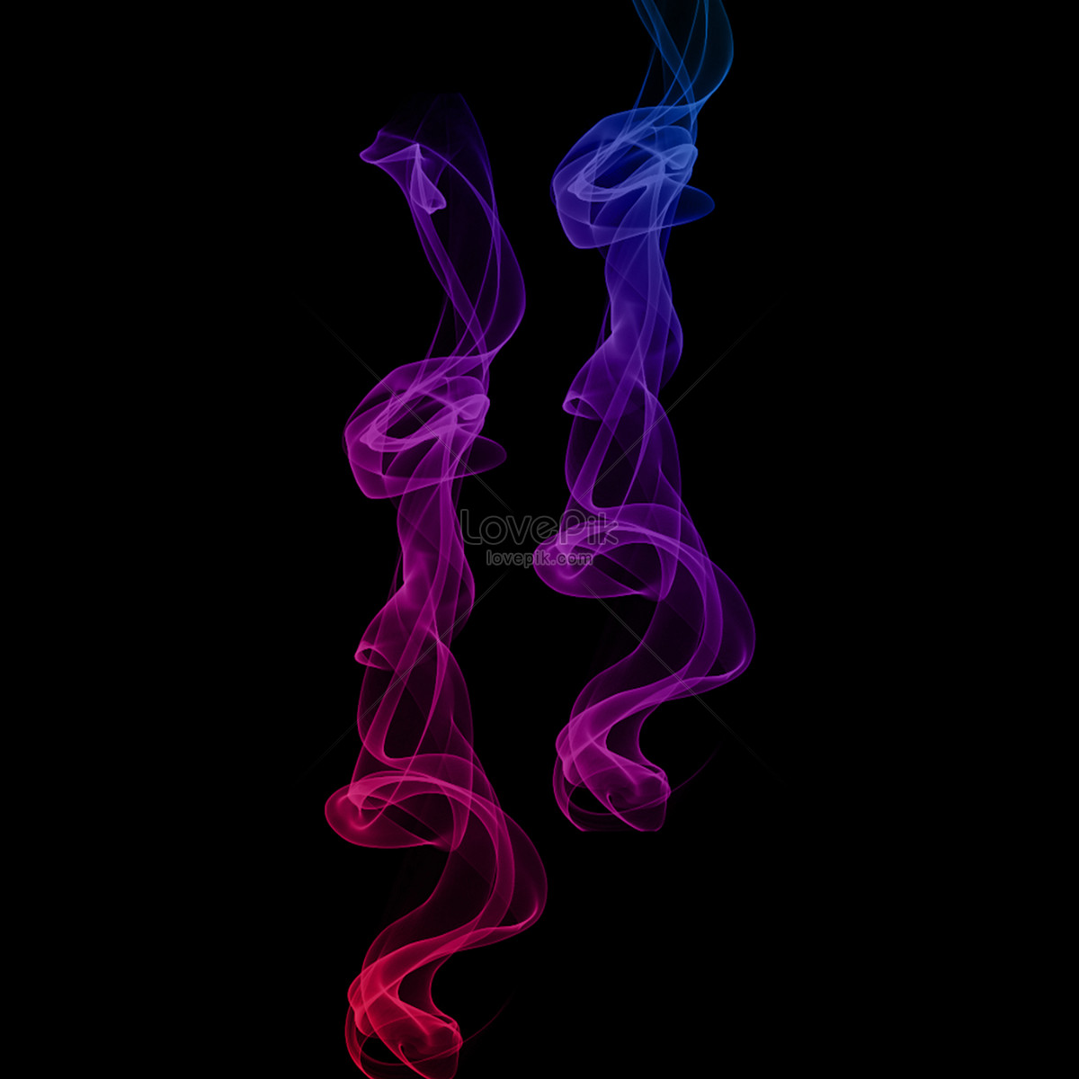 Blue Smoke Background