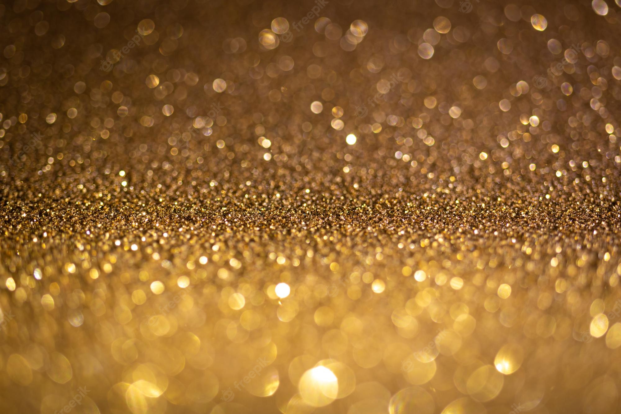 Bronze Glitter Background