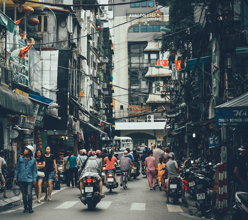 Busy Street Background