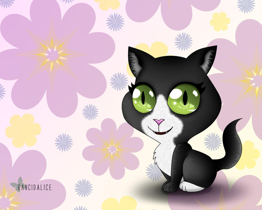 Chibi Cat Background