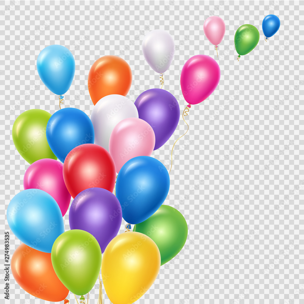 Colorful Balloons Background