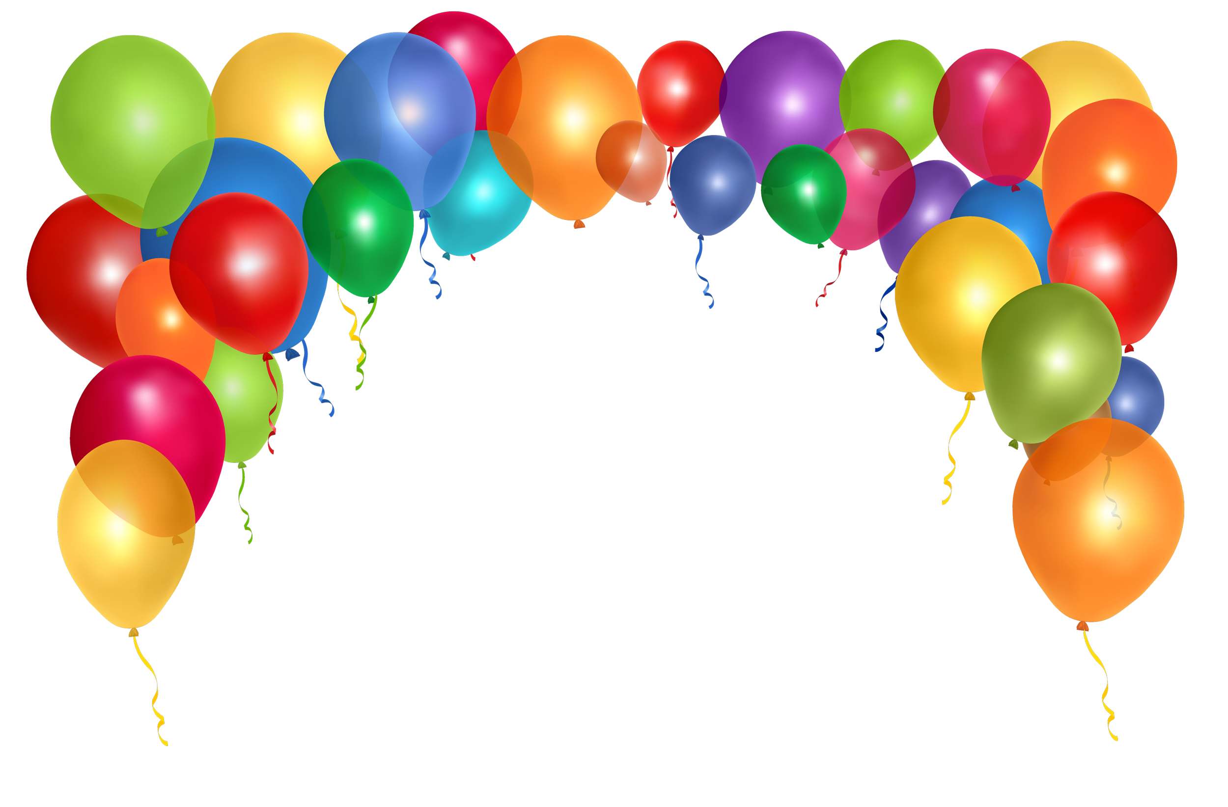 Colorful Balloons Background