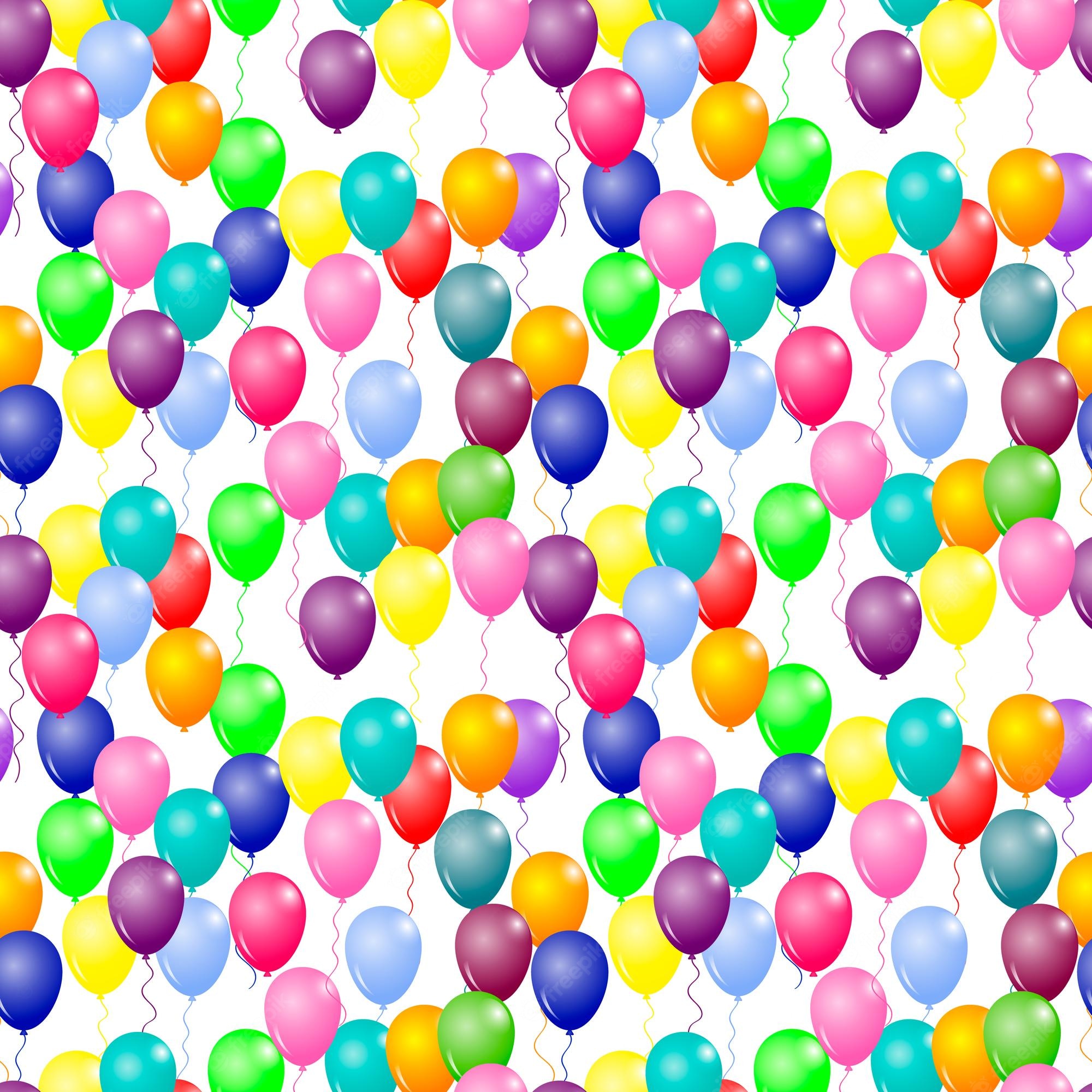 Colorful Balloons Background