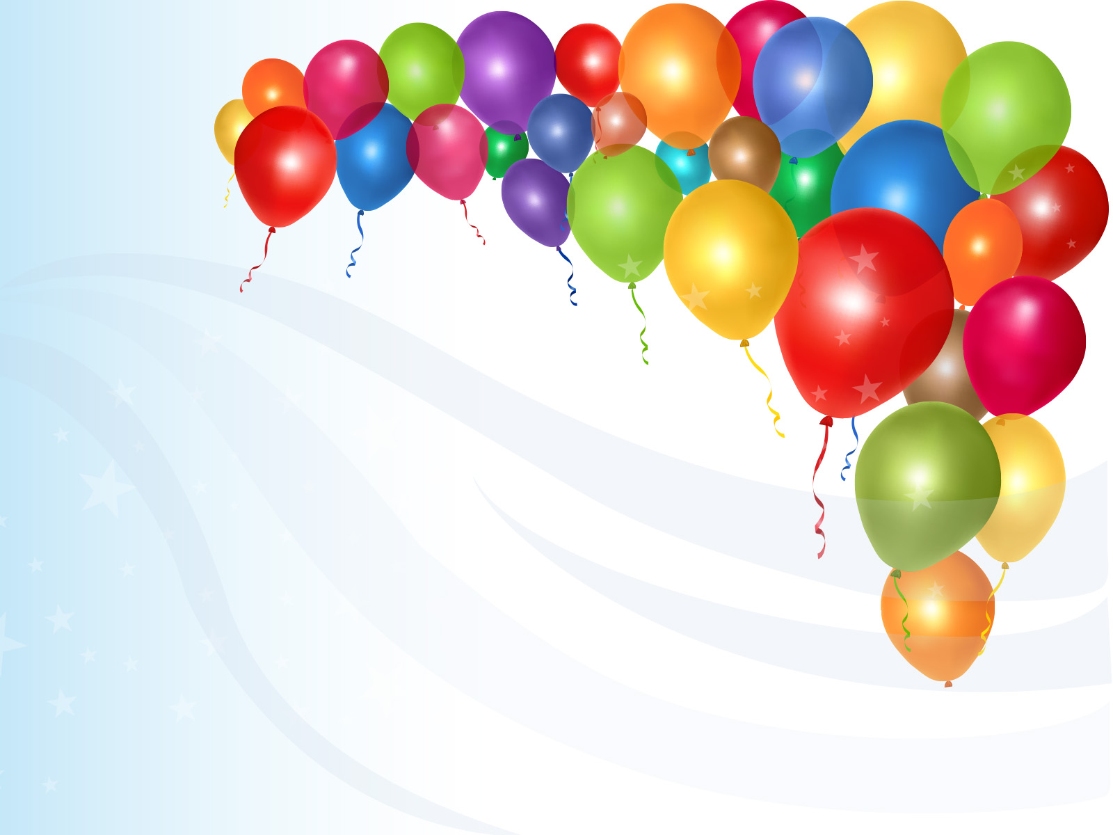 Colorful Balloons Background