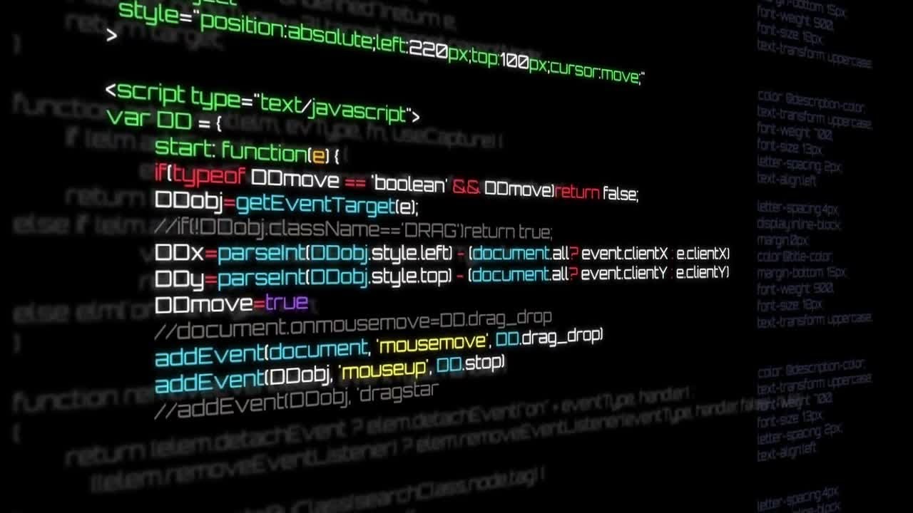 Computer Code Background