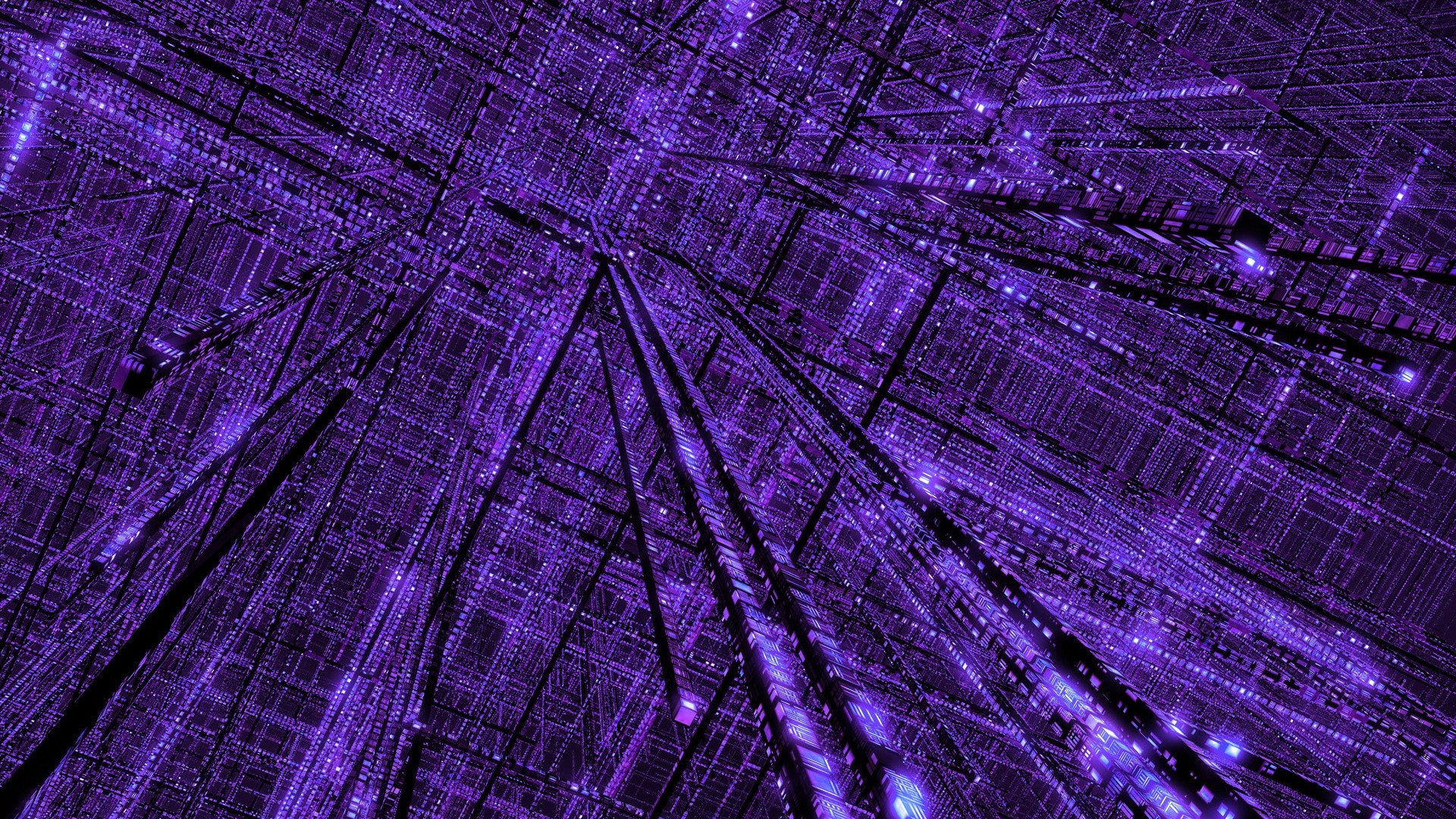 Cool Purple 3D Abstract Backgrounds