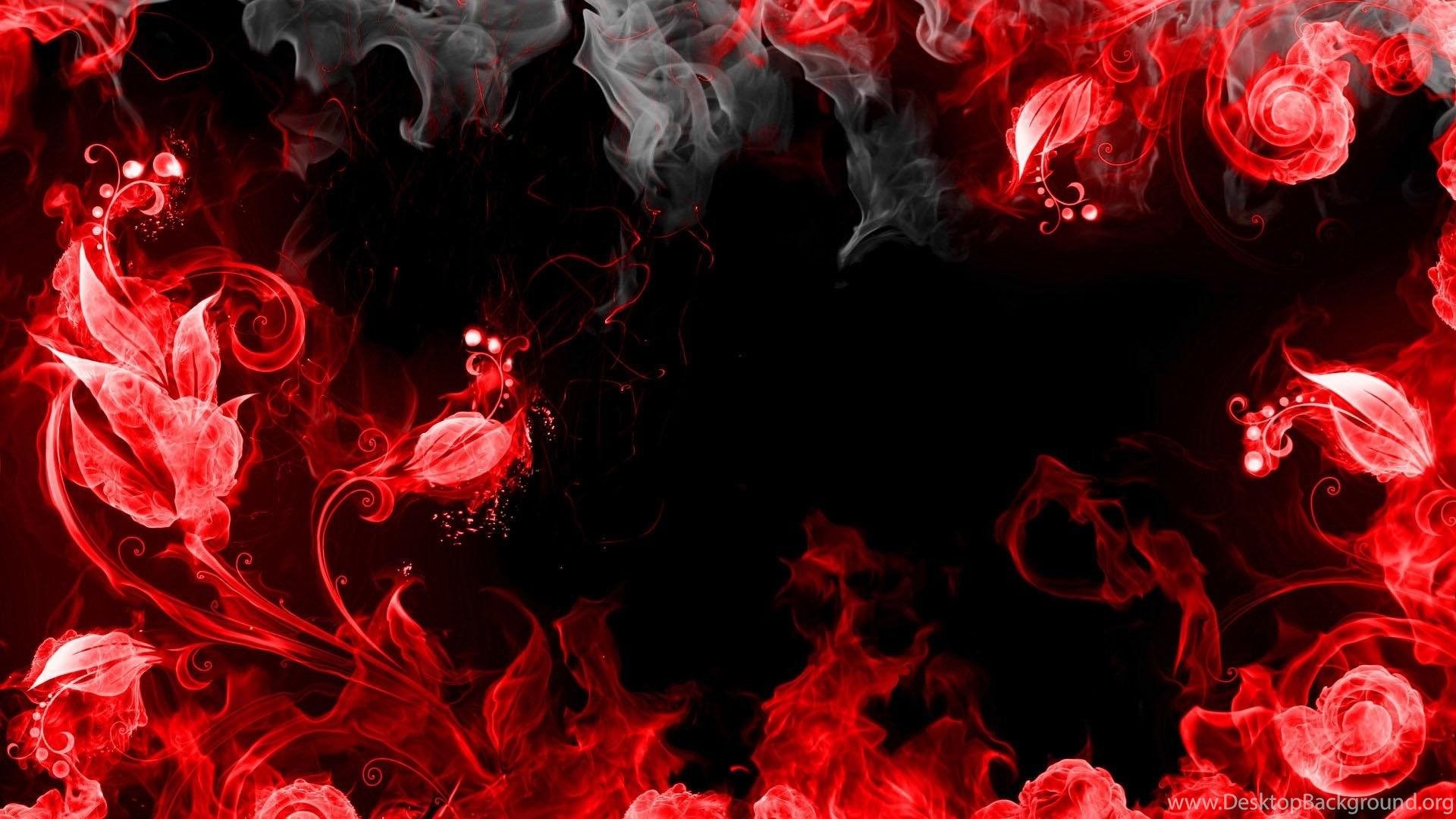 Cool Red And Black Smoke Backgrounds