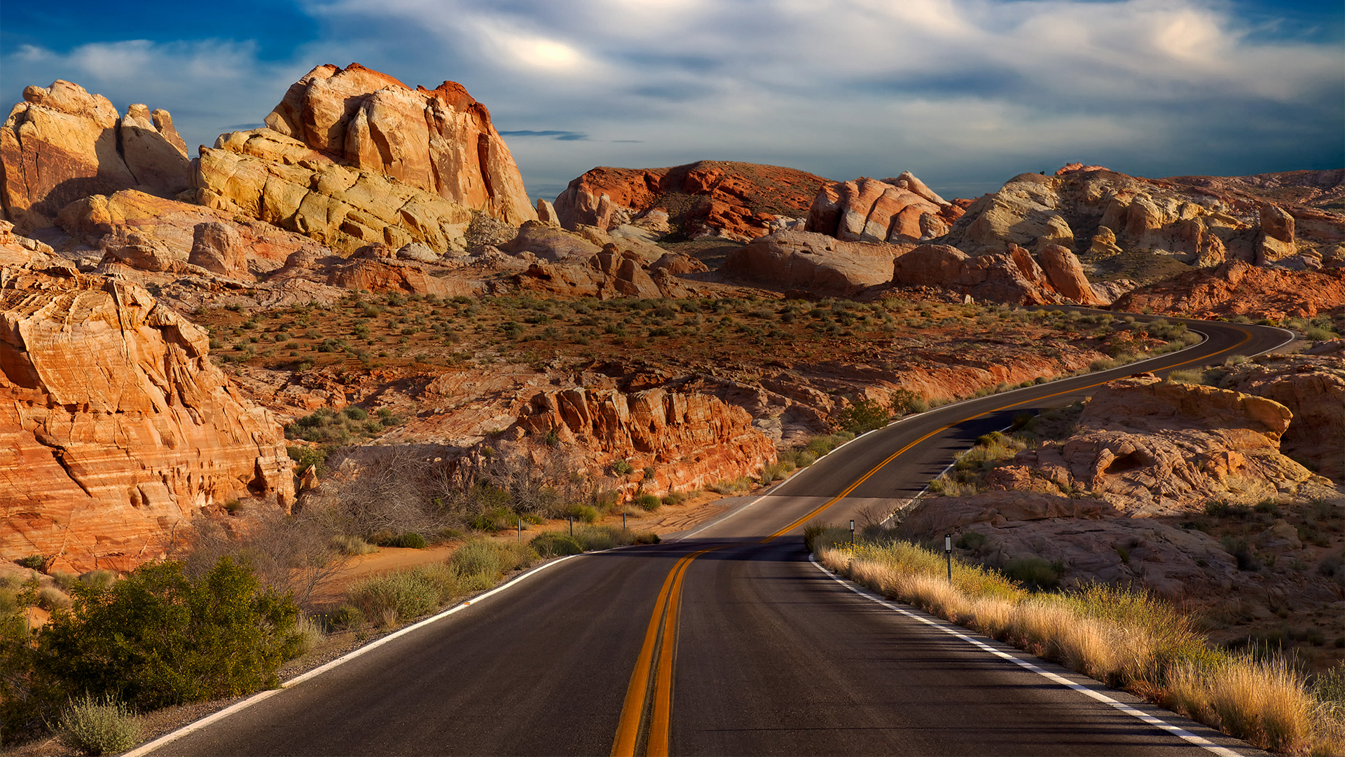 Desert Road Background