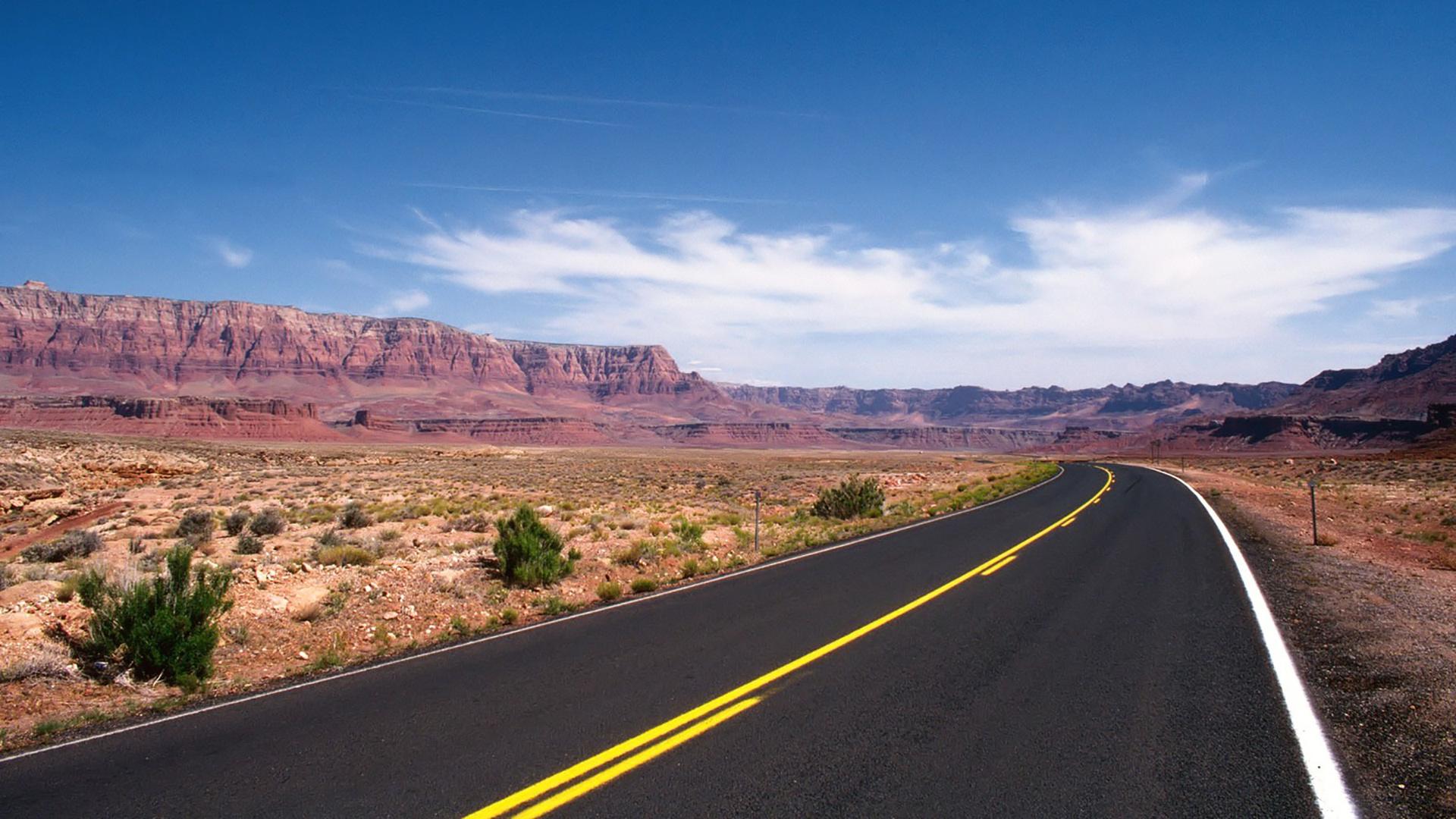 Desert Road Background