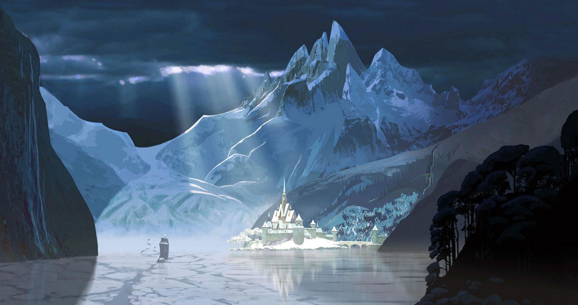 Disney Winter Backgrounds