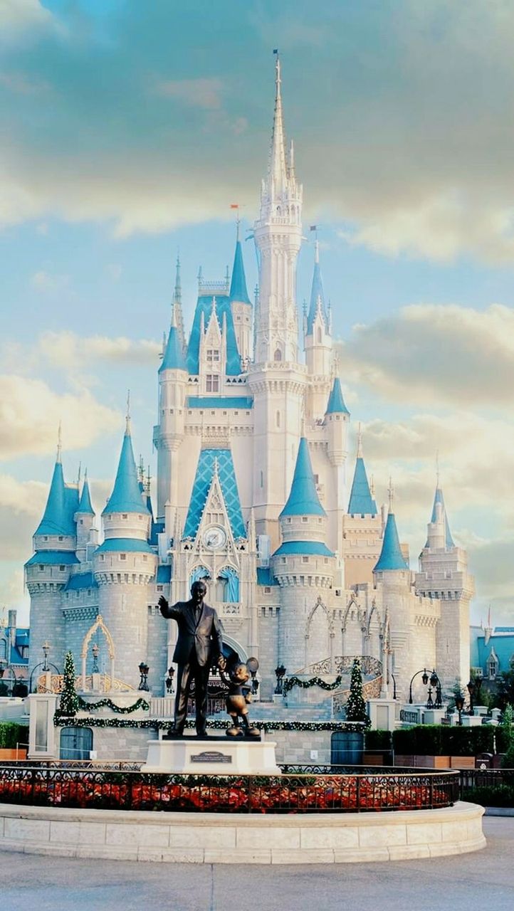 Disney World Castle Background