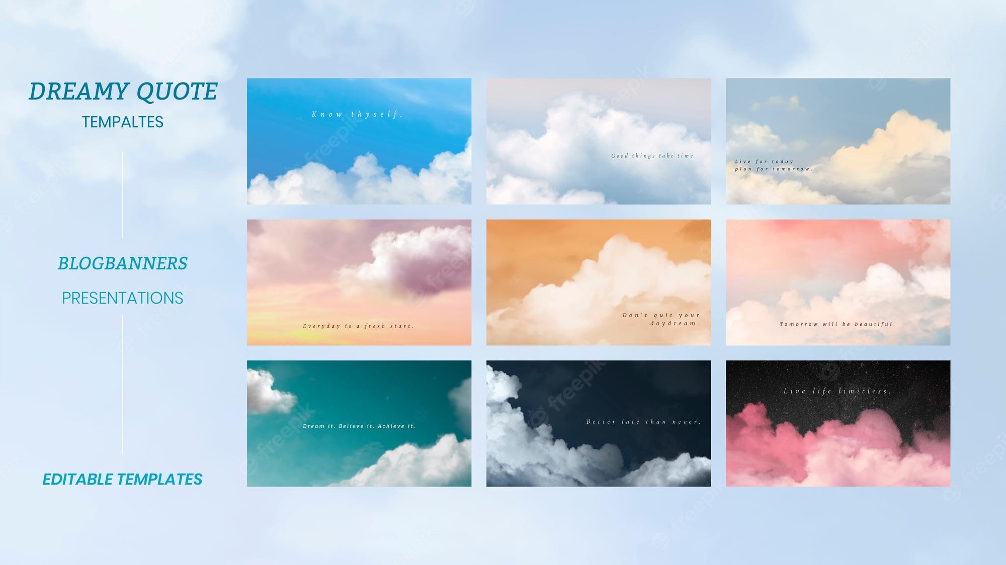 Dreamy Clouds Background