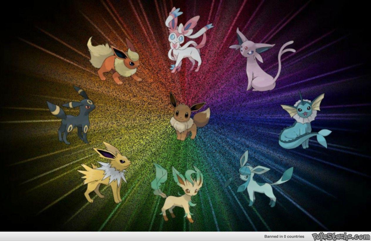 Eevee Evolutions Background