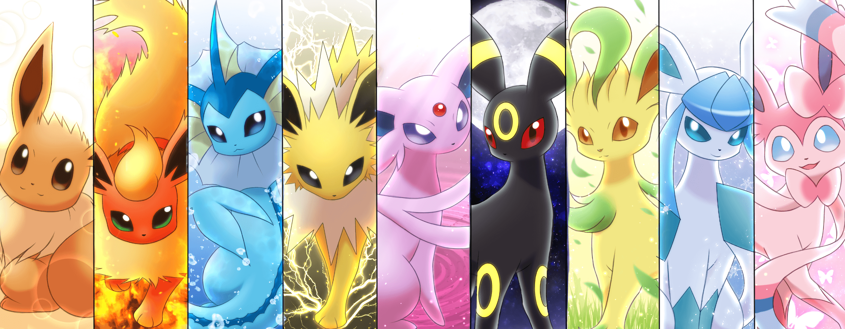 Eevee Evolutions Background