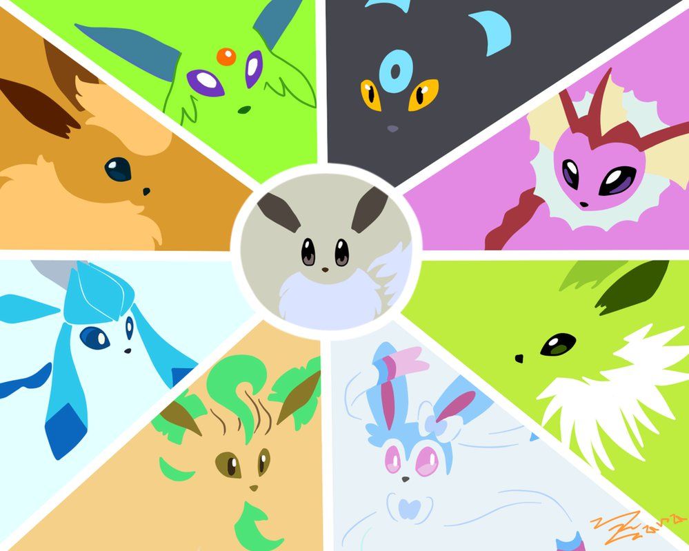 Eevee Evolutions Background