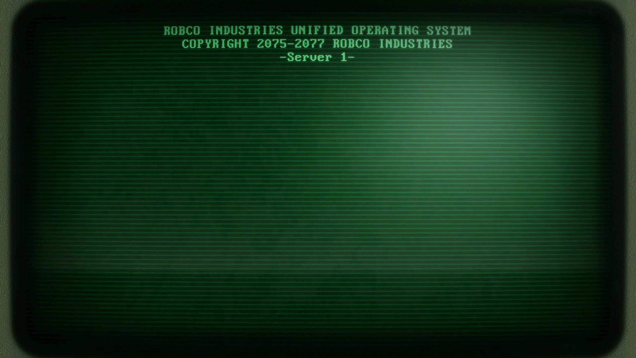 Fallout Terminal Background