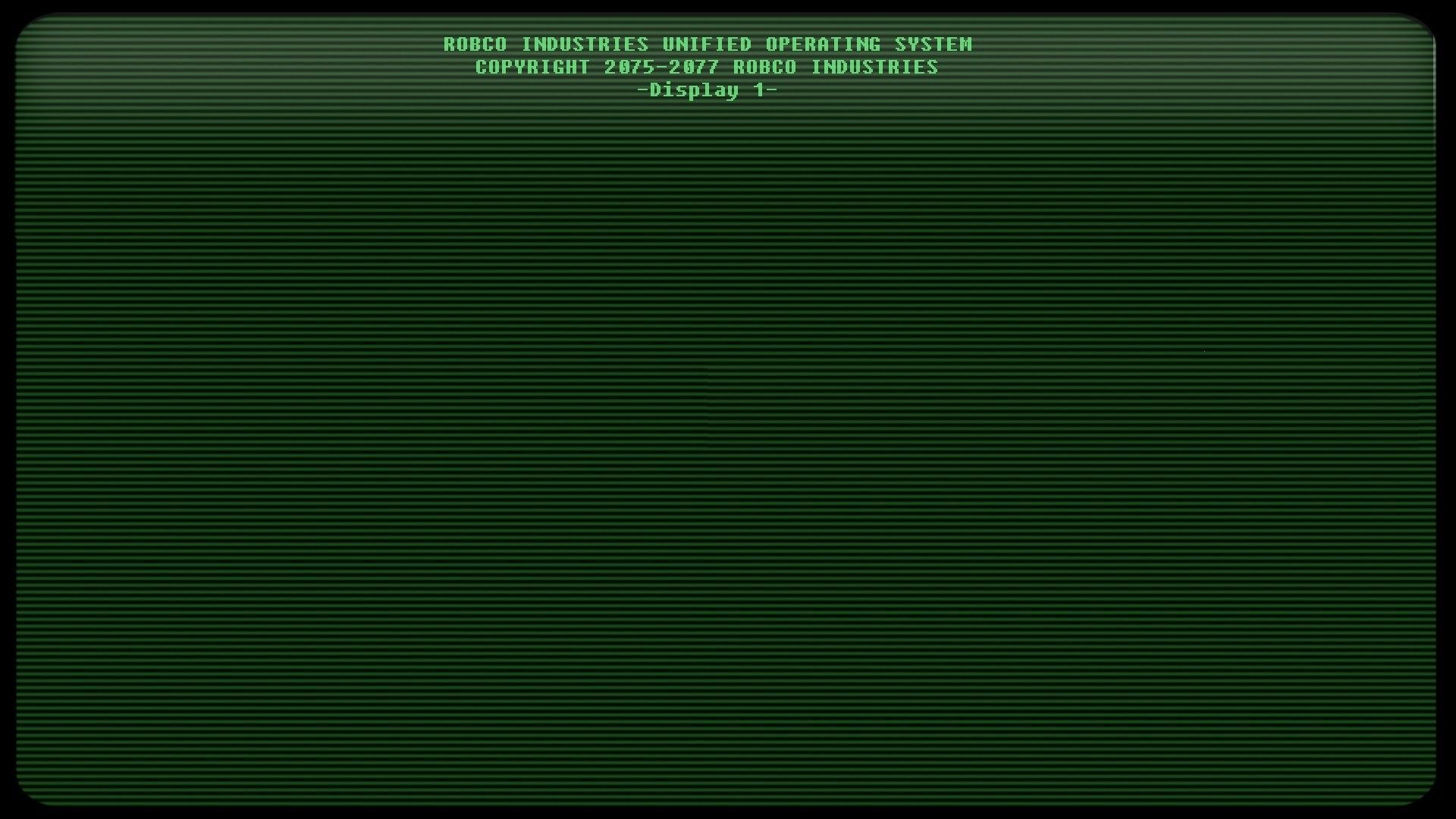 Fallout Terminal Background