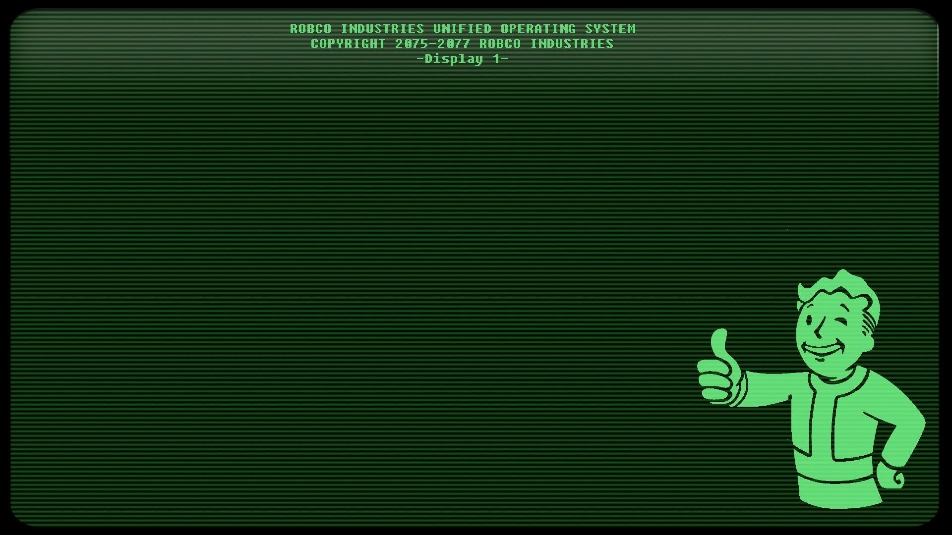 Fallout Terminal Background