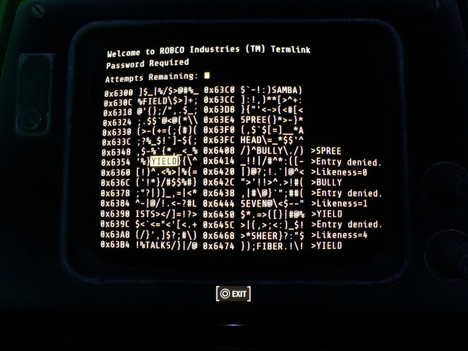 Fallout Terminal Background