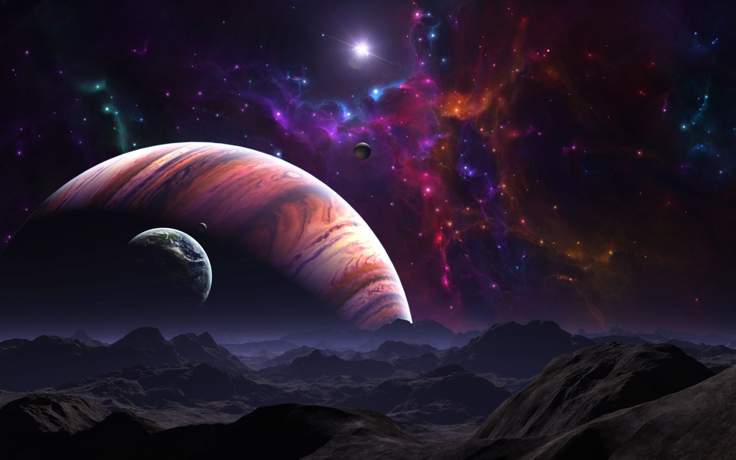 Fantasy Space Background