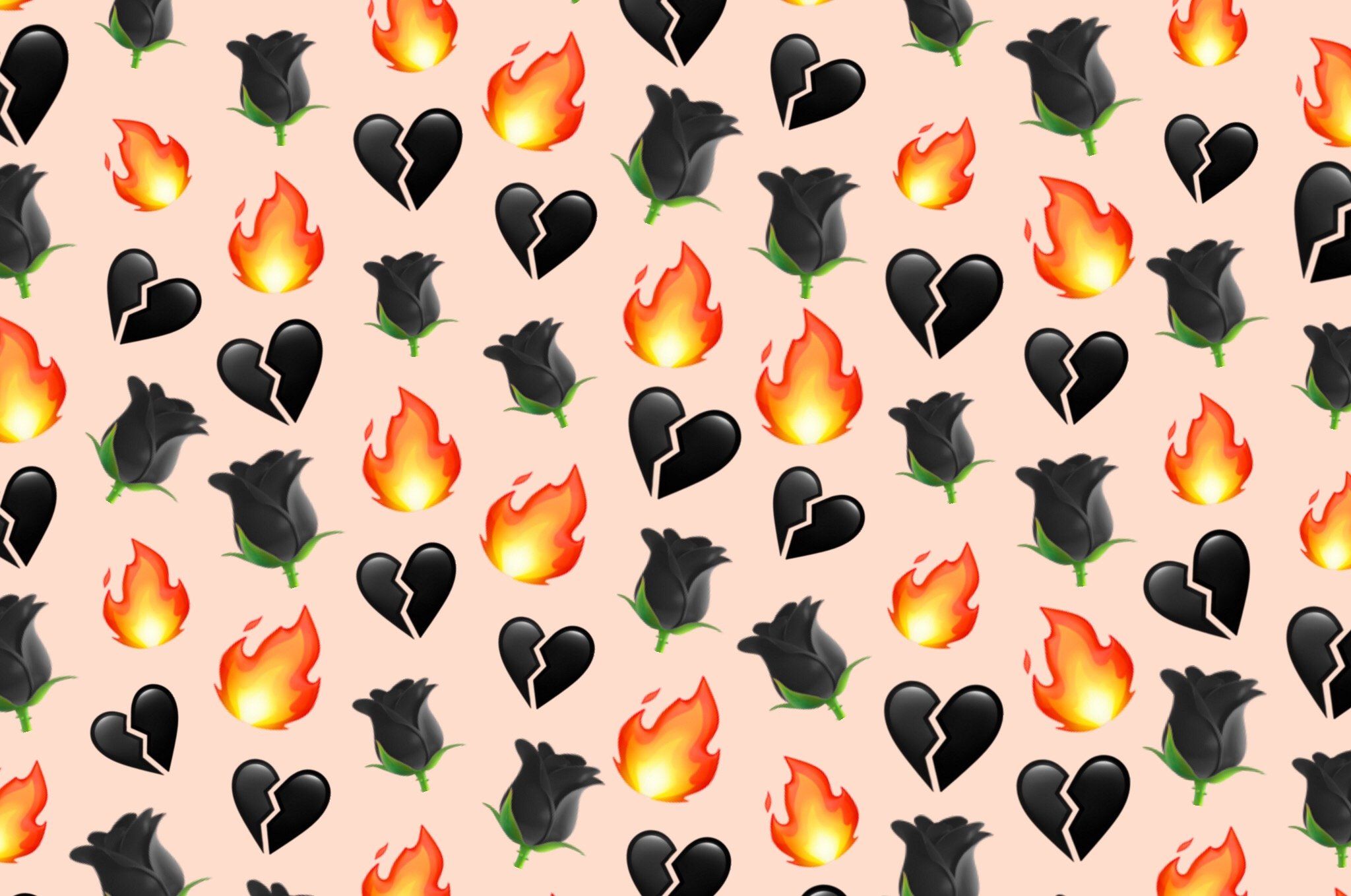 Fire Emoji Background