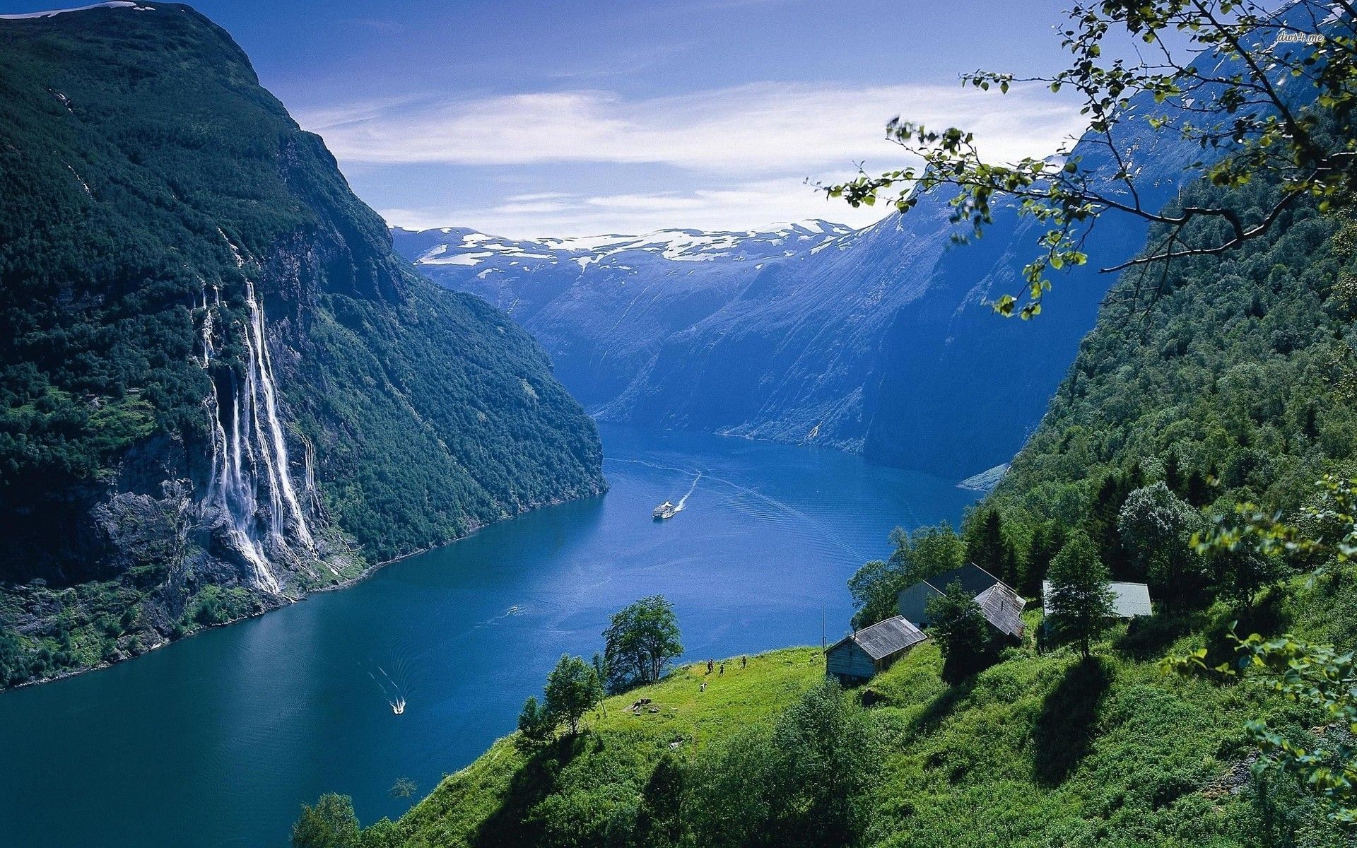 Fjord Background