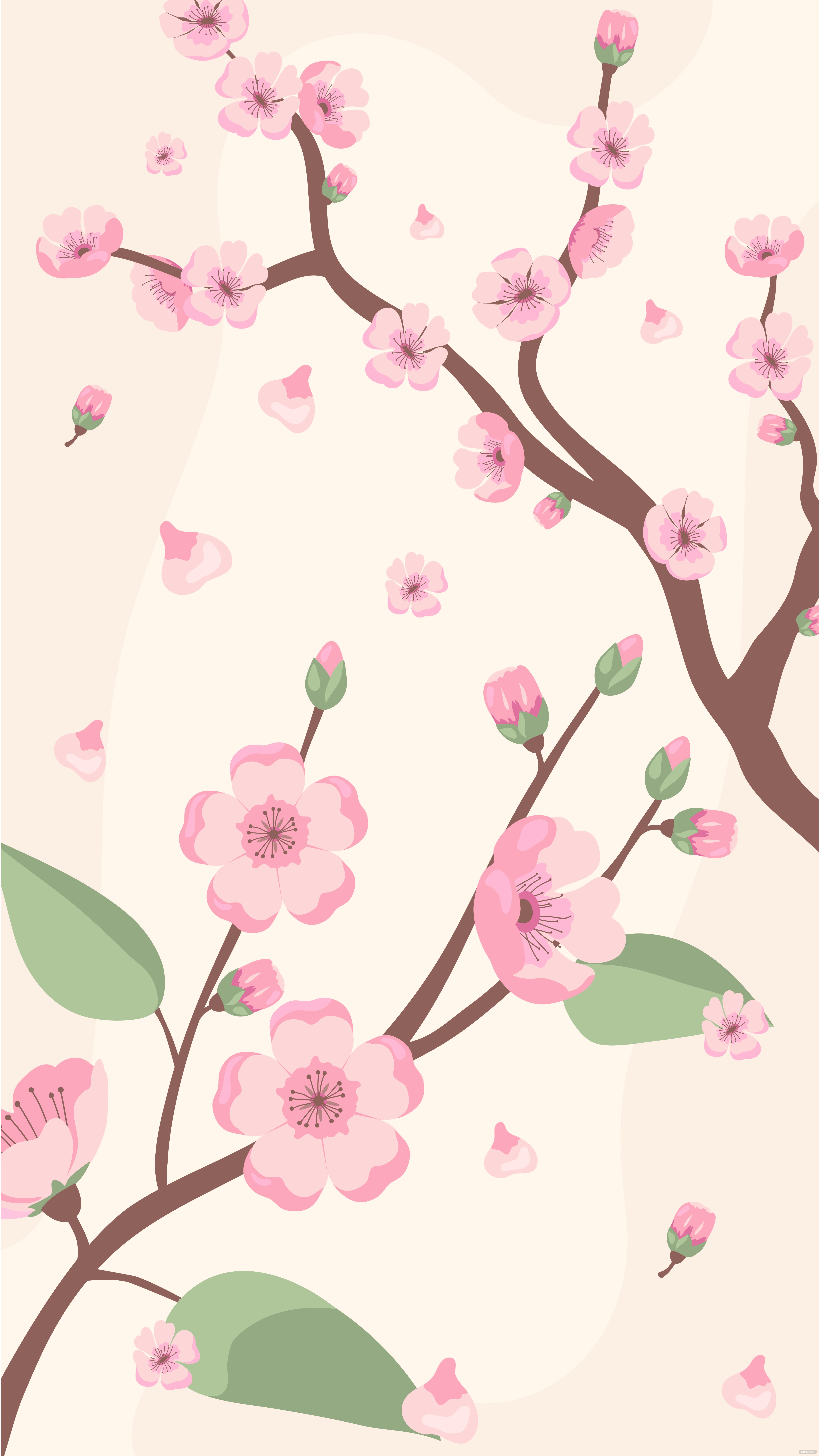 Floral Background Phone