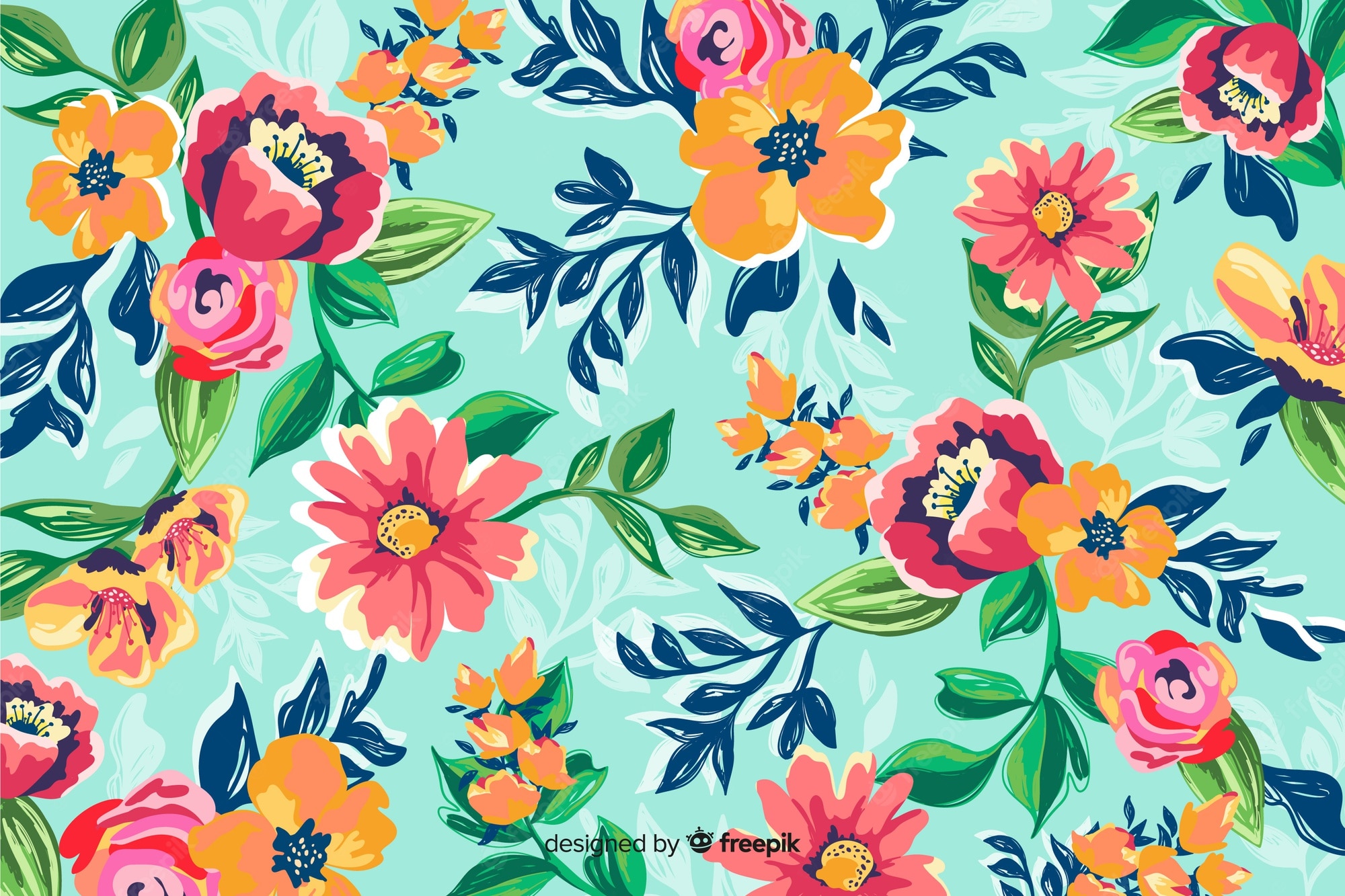 Floral Illustration Background