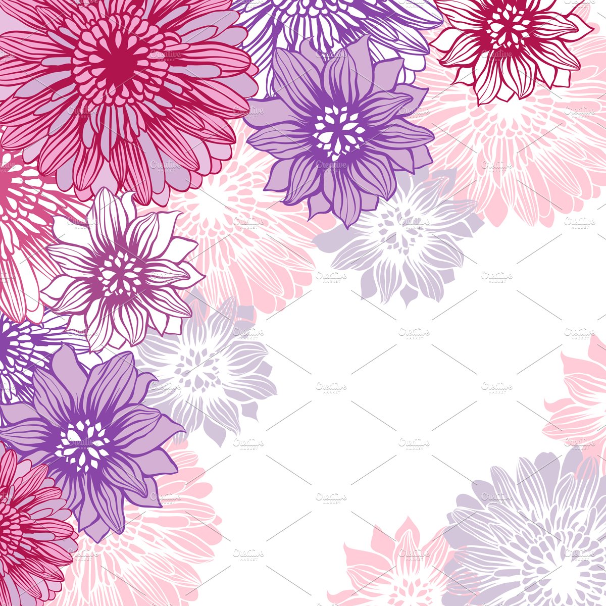 Floral Illustration Background