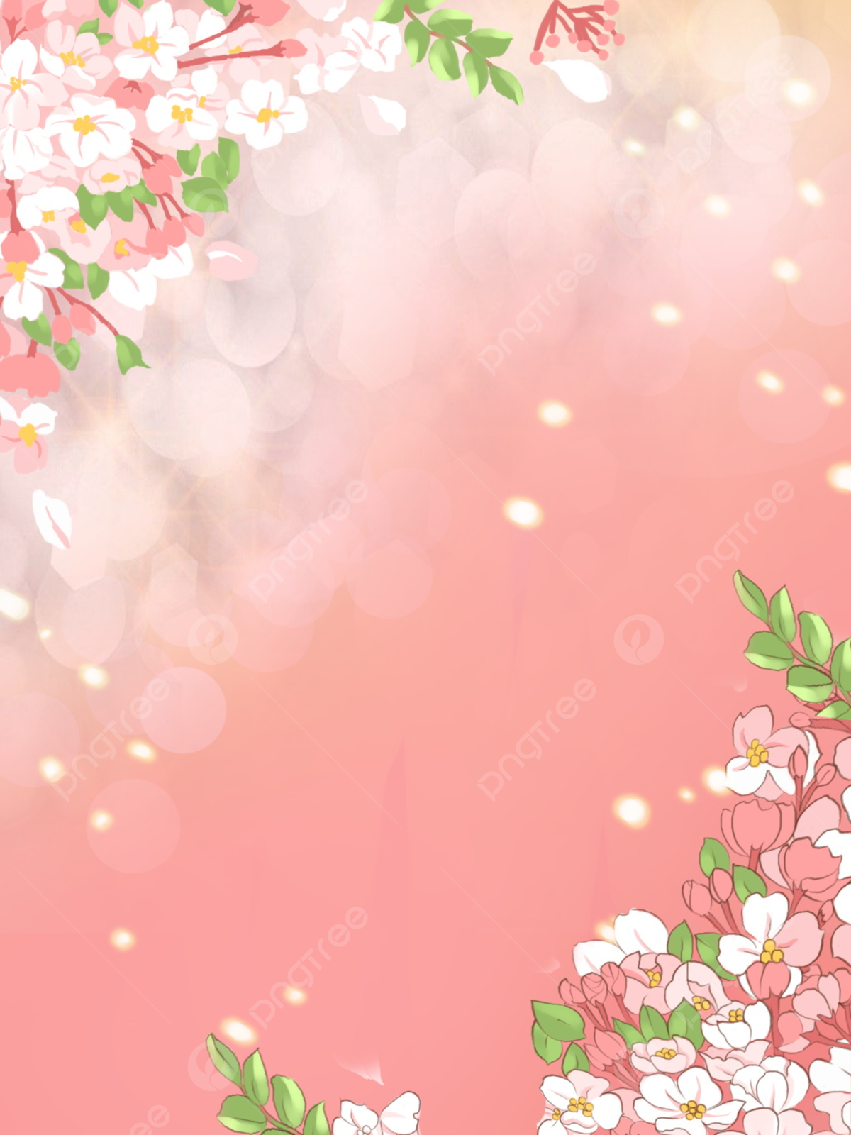 Floral Illustration Background