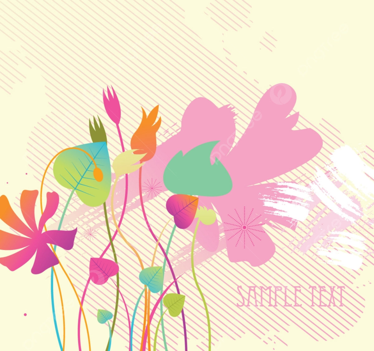 Floral Illustration Background