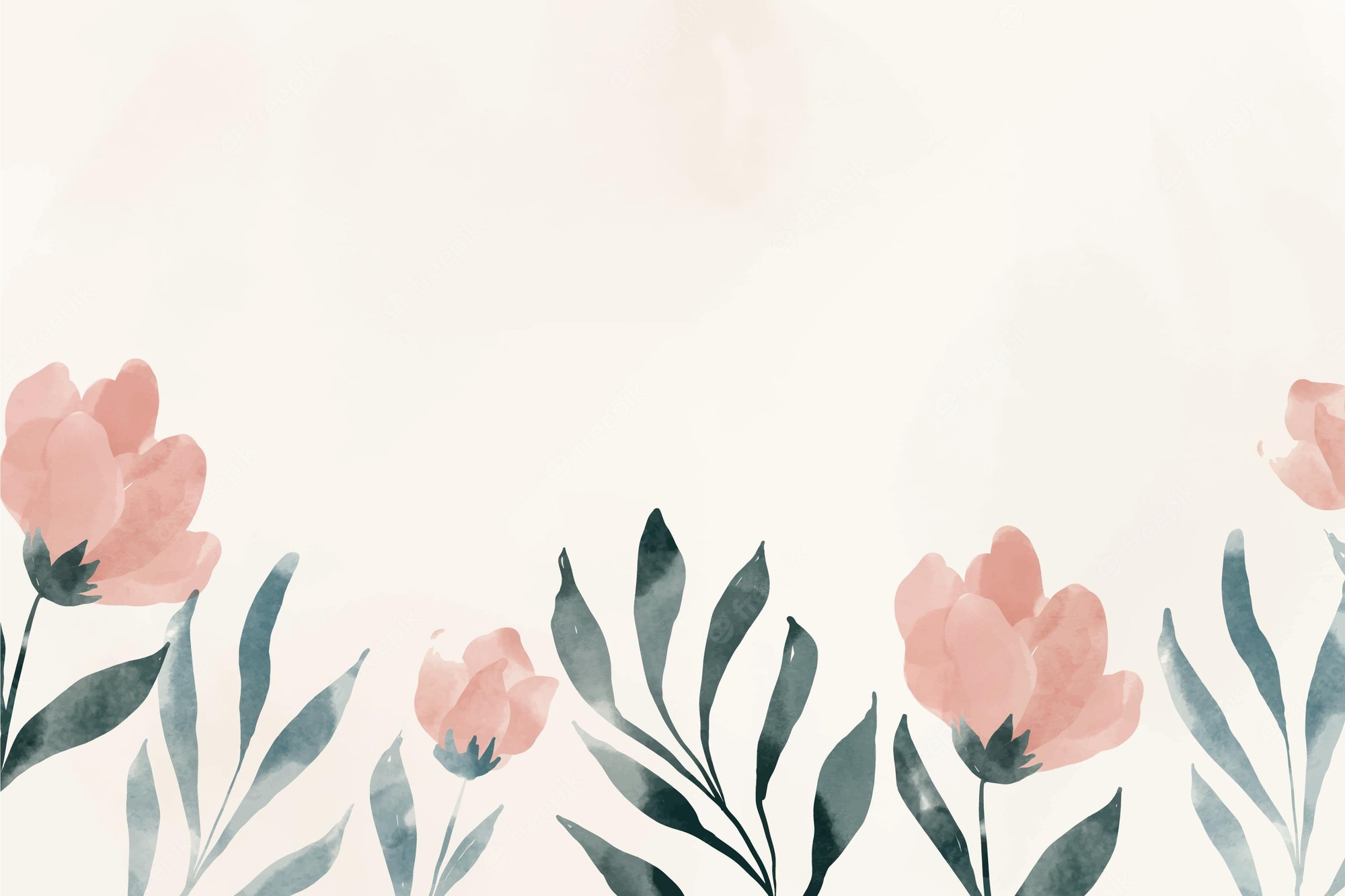 Floral Laptop Background