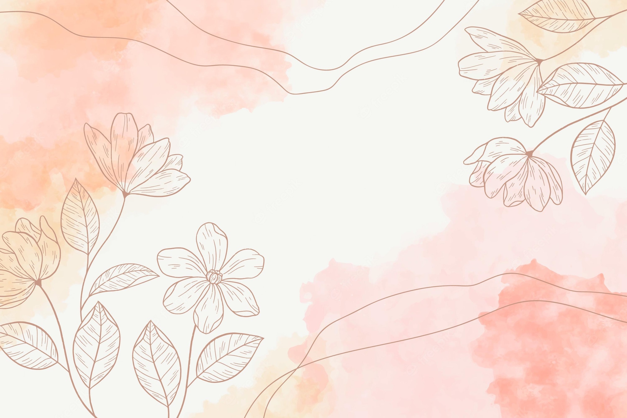 Floral Laptop Background